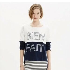 Madewell Bien Fait Colorblock Pullover